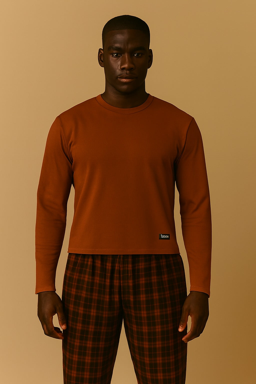 LUNDER Duaz Mens Dark Rusty Sleep Set