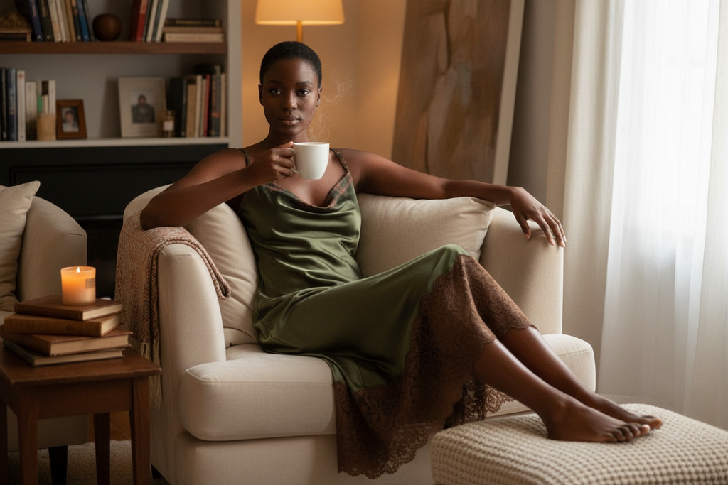 Cozy Lounge - Olive Green