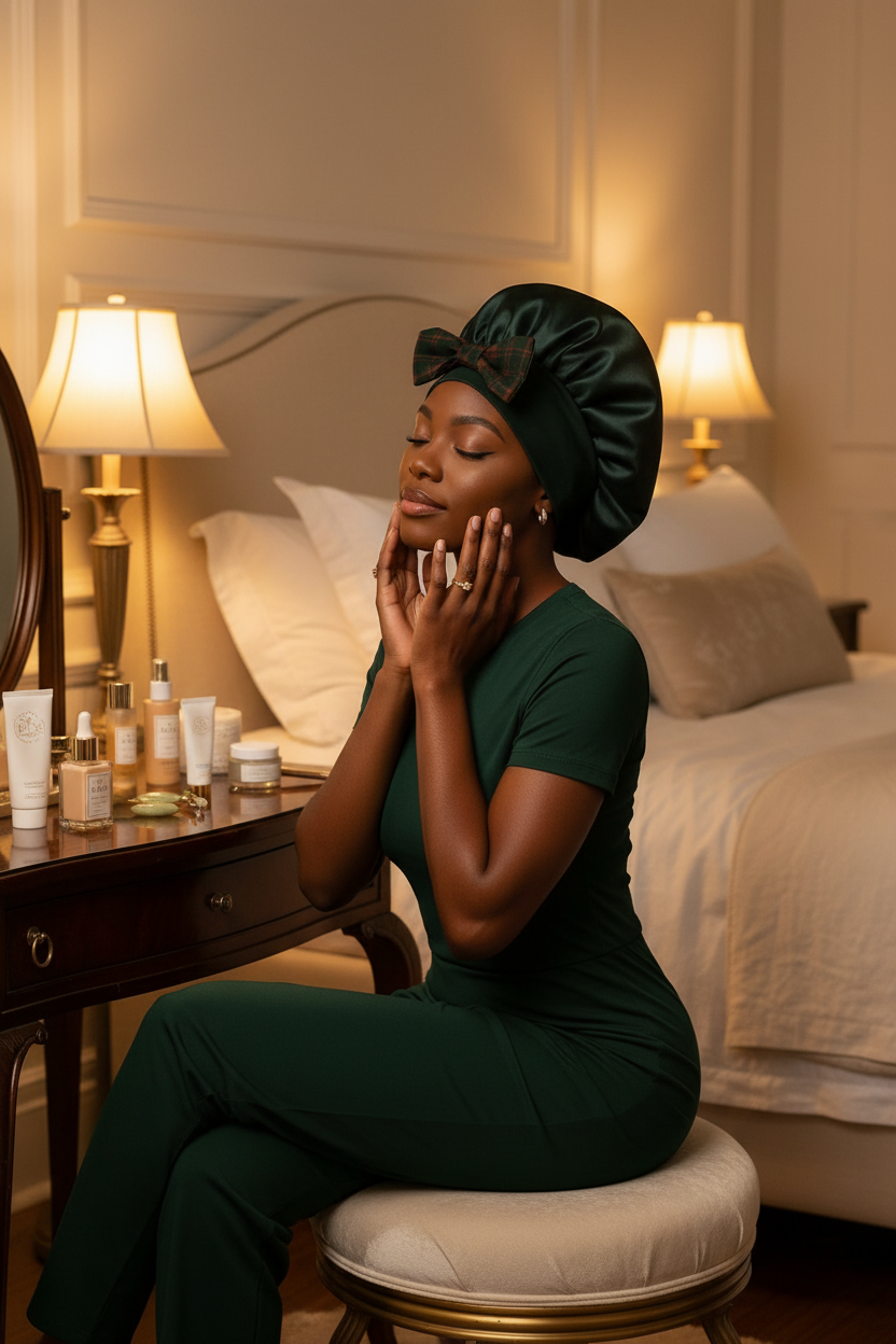 LUNDER Duaz Luxe Protective Bonnet - bedroom skincare