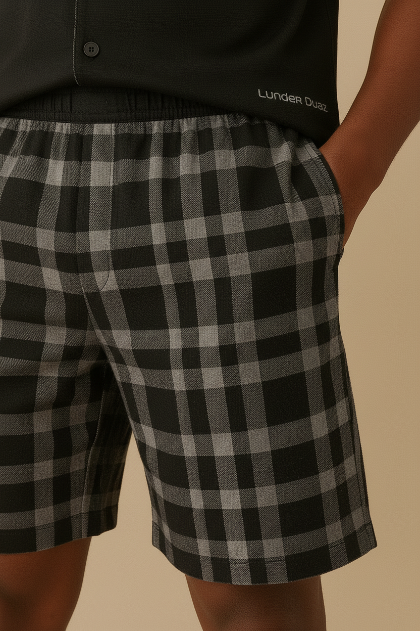 Mens Signature Sleep Set - shorts close-up