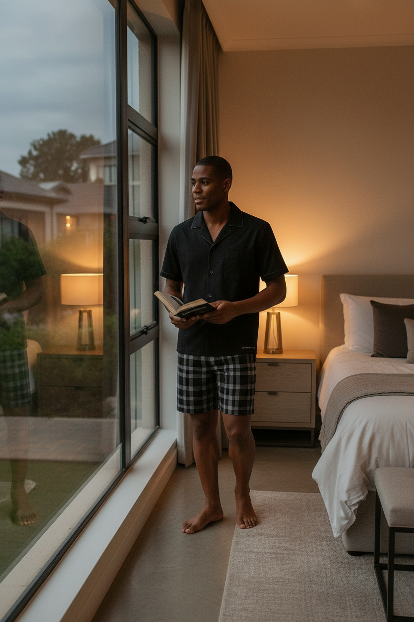 Mens Signature Sleep Set - suburban bedroom